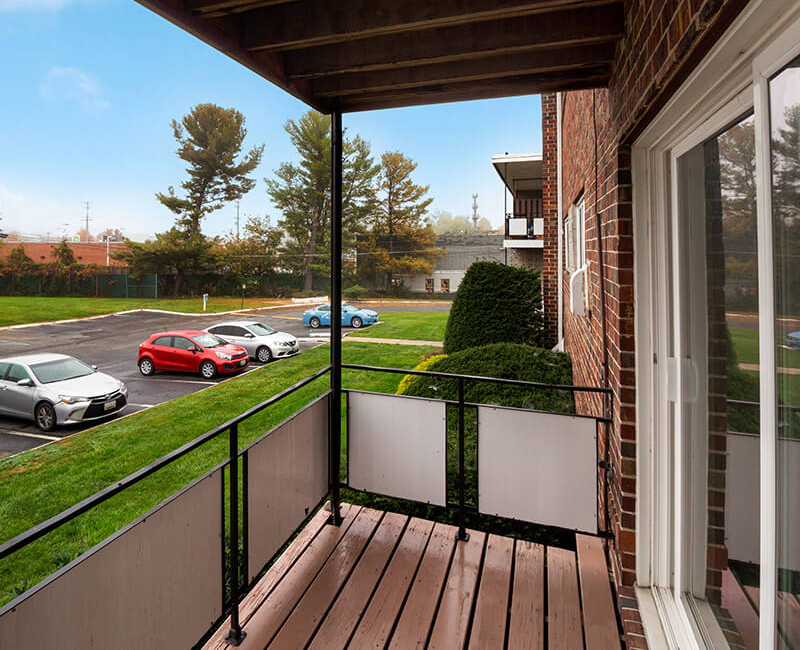 Balcony of apartment