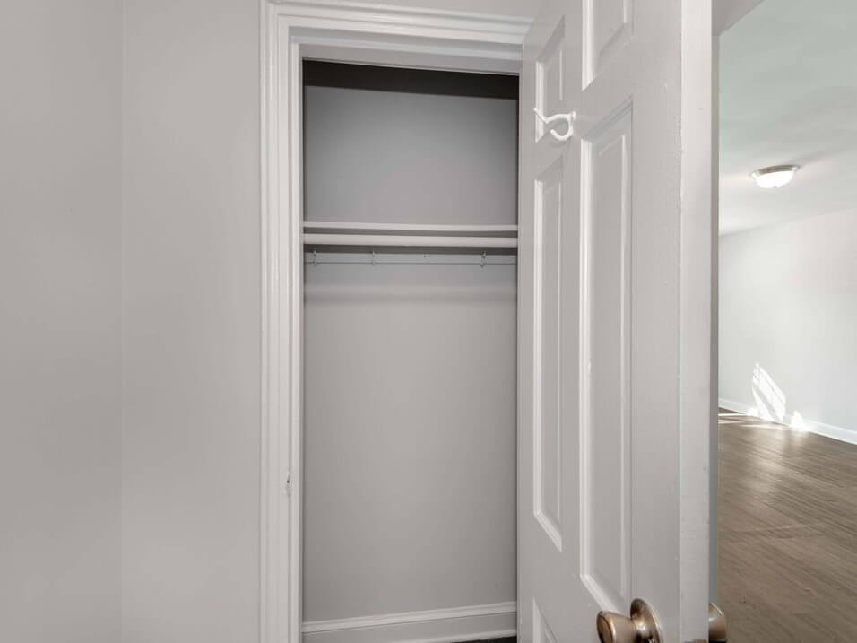 closet with white walls