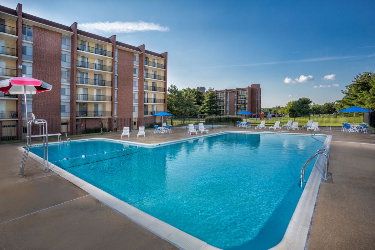 daytime ground view of outdoor pool